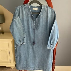 Madewell denim dress size small